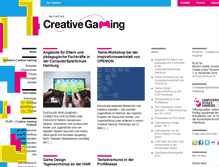 Tablet Screenshot of creative-gaming.eu
